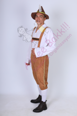 Oktoberfest Alman Kostümü, Yetişkin Alman Erkek Kıyafeti, Hızlı Kargo