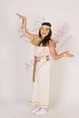 Mısırlı Çocuk Kostümü, Antik Mısır Kız Çocuk Kostümü, Aynı Gün Kargo Hızlı Teslimat