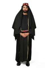 Yetişkin Erkek Arap Kostümü, Arap Temalı Erkek Kıyafeti, Hızlı Kargo