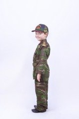 Çocuk Asker Kostümü, Asker Çocuk Kıyafet Seti, Asker Kamuflaj Kostüm Seti