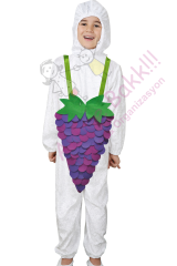 Üzüm Kostümü, Çocuk Üzüm Kostümü, Meyve ve Gıda Kostümleri, Hızlı Kargo