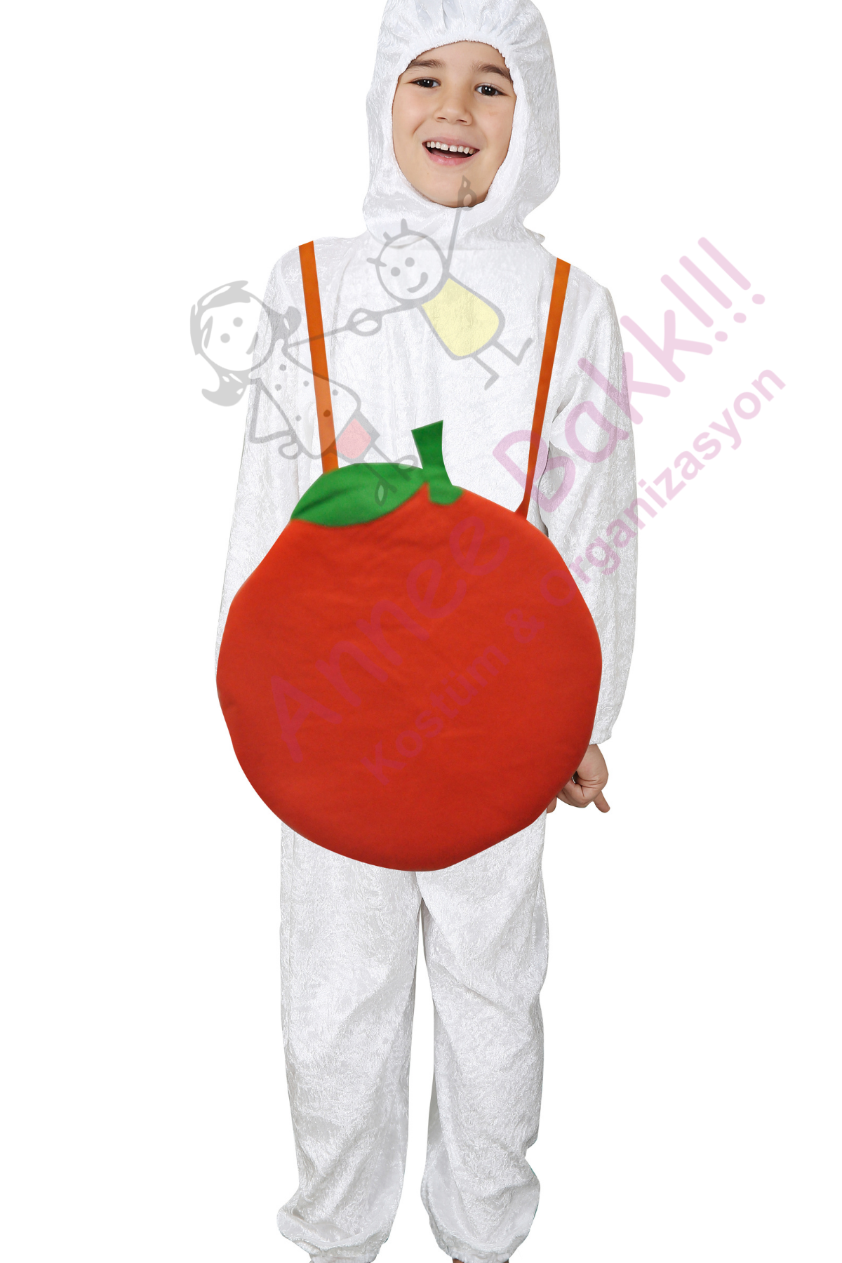 Portakal Çocuk Kostümü, Meyve ve Gıda Kostümleri, Çocuk Portakal Kıyafeti, Hızlı Kargo