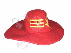 Kırmızı Renk İtfaiyeci Şapkası, İtfaiyeci Kostüm Aksesuarları, Çocuk Meslek Kostümleri