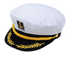 Kaptan Şapkası, Denizci Kaptan Şapkası, Meslek Kostümleri ve Aksesuarları