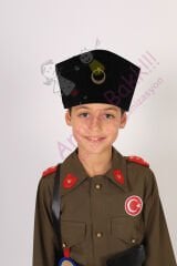 Atatürk Kalpak Şapkası, Tarihi Atatürk Şapkası, Çanakkale Savaşı Asker Kostümü, Hızlı Kargo