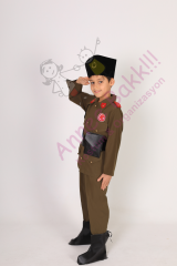 Tarihi Asker Kostümü, Atatürk Çocuk Kostümü, Tiyatro ve Gösteri Kıyafeti, Aynı Gün Kargo Hızlı Teslimat