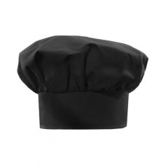 Siyah Renk Aşçı Şapkası/Şef Başlığı, Aşçı/Şef Kepi, Meslek Kostümleri