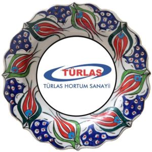 Oğuz Çini  25cm Çini logolu tabak