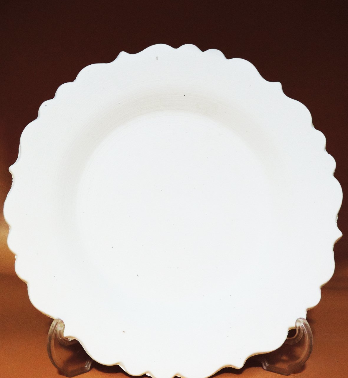 25cm Bisküvi Rölyefli Lenger Tabak