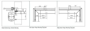 GEZE TS 4000 E-IS Dirsek Kollu Çift Kanat Elektromekanik Sabitlemeli Sıralamalı Kapı Kapatıcı Hidrolik