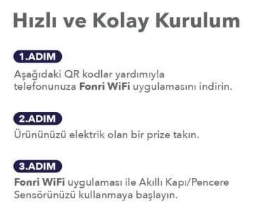 Fonri Akıllı Kapı Pencere Sensörü