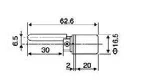 Merkezi Çekmece Kilidi 16 mm