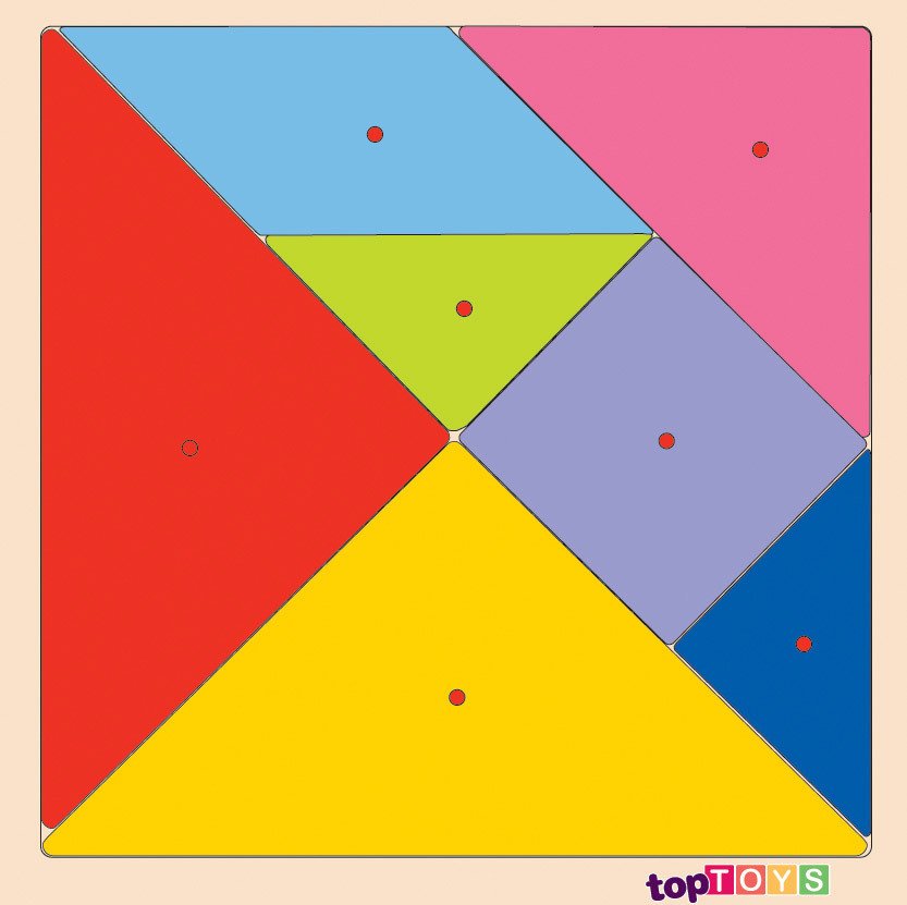 Toptoys Tangram Ahşap Puzzle