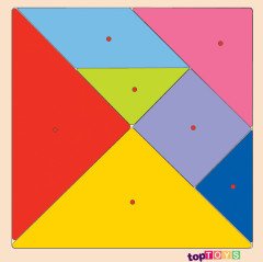 Toptoys Tangram Ahşap Puzzle