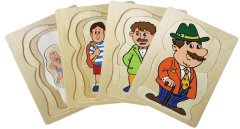 Kat Kat Dede Ahşap Puzzle
