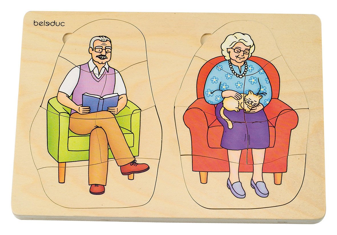 Kat Kat Dede Nine Ahşap Puzzle