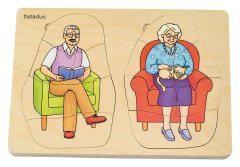 Kat Kat Dede Nine Ahşap Puzzle
