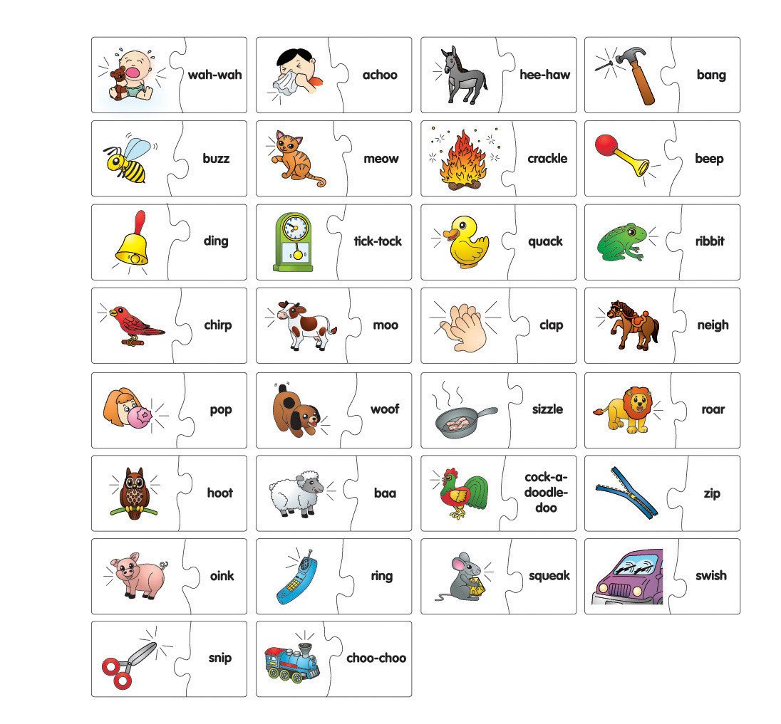 Eşleştir Hangisi Benim Sesim  Mukavva Puzzle
