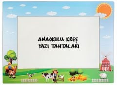 Çiftlik Temalı Anaokulu Kreş Yazı Tahtası
