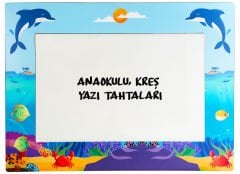 Okyanus Temalı Anaokulu Kreş Yazı Tahtası