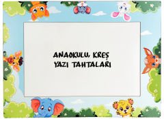 Safari Temalı Anaokulu Kreş Yazı Tahtası
