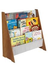Montessori Çocuk Kitaplığı Ahşap  Renk