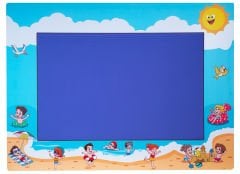 Tatil Temalı Ahşap Anaokulu Kreş  Pano