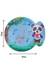 PANDA TEMALI AHŞAP ANAOKULU KREŞ MÜZİK KÖŞESİ(ALETLER HARİÇ)