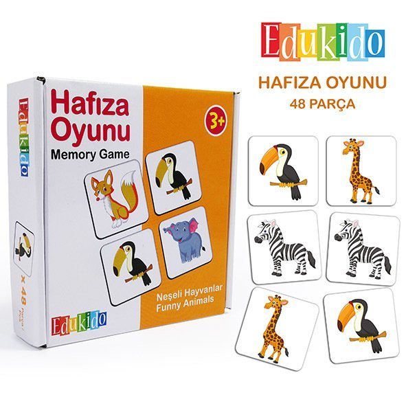 Hafıza Oyunu Neşeli Hayvanlar