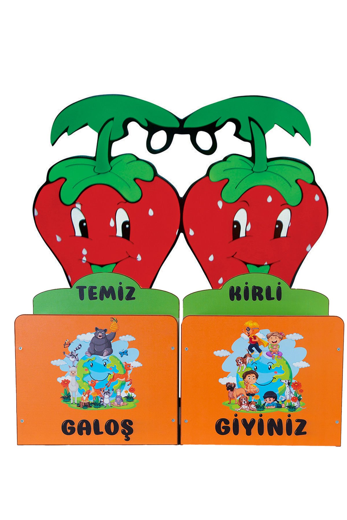 Çilek Galoşluk - Anaokulu Sınıf Mobilyası