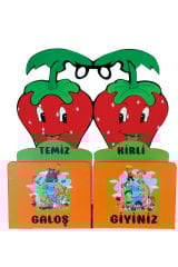 Çilek Galoşluk - Anaokulu Sınıf Mobilyası