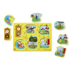 Ahşap Sesli Yapboz-İngilizce Çocuk Şarkıları 1
