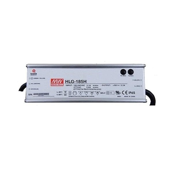 HLG-185H-30A 185W 30V/6.2A Sabit Voltaj Led Sürücü