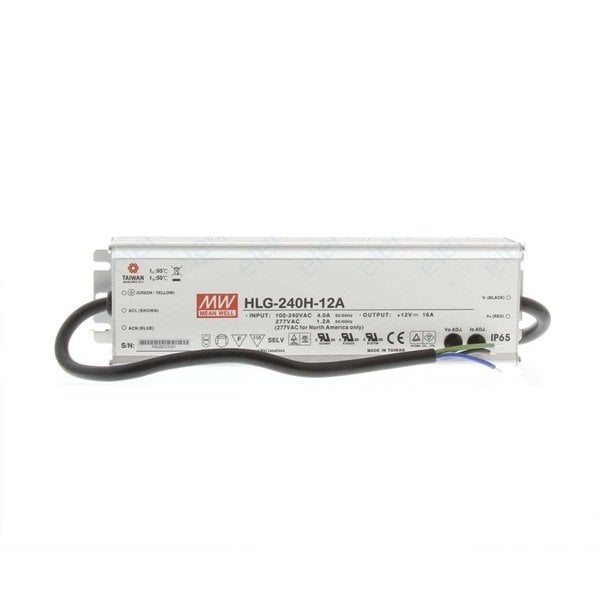 HLG-240H-12A 192W 12V/16.0A Sabit Voltaj Led Sürücü