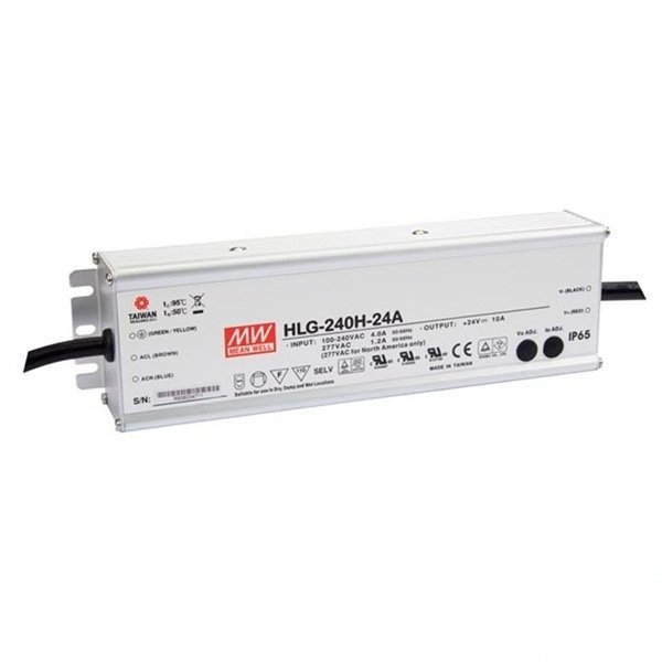 HLG-240H-24A 240W 24V/10.0A Sabit Voltaj Led Sürücü