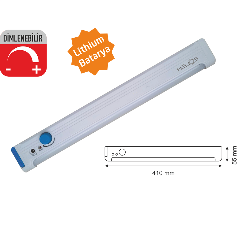 Helios 120 Ledli Şarj Edilebilir Işıldak