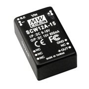 SCW12A-15 12W Regüleli Tek Çıkış DC-DC Converter