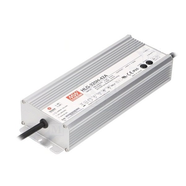 HLG-320H-42A 320W 42V/7.65A Sabit Voltaj Led Sürücü