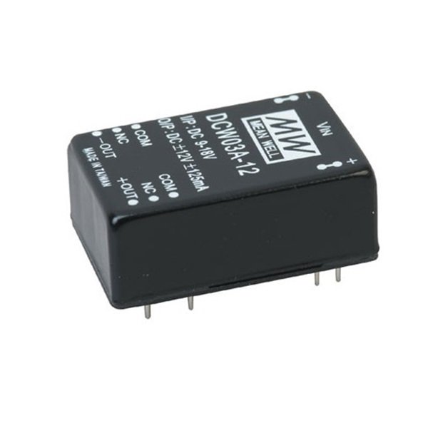 DCW03A-12 3W Regüleli İki Çıkış DC-DC Converter