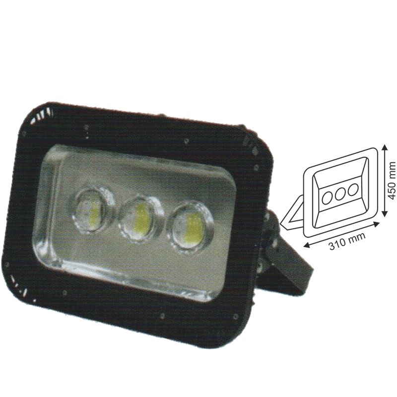 Helios 200W Beyaz COB Led Projektör