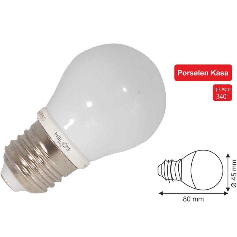 Helios 6W Günışığı Led Ampul