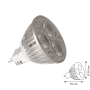 Helios 220V 3x1W Beyaz Led Ampul