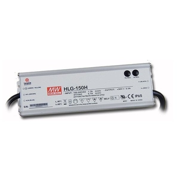 HLG-150H-20B 150W 20V/7.5A Sabit Voltaj Led Sürücü
