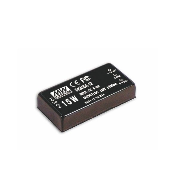 DKA-15A-12 15W Regüleli İki Çıkış DC-DC Converter