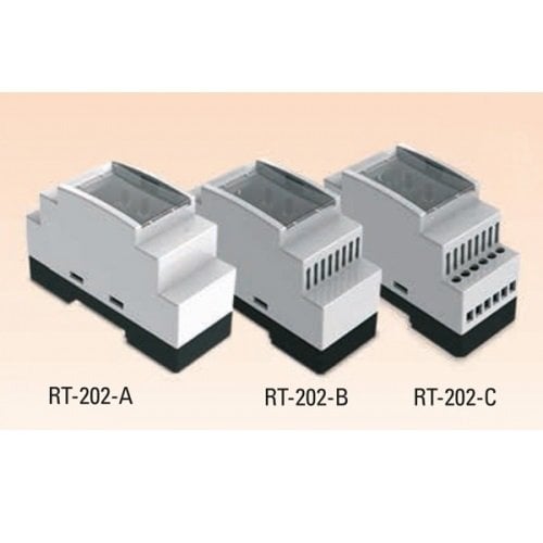 RT-202-B 159x87x60 mm (Havalandırmalı) Ray Tipi Kutu