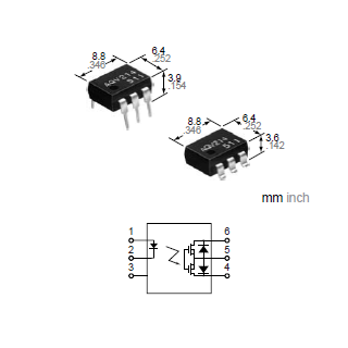 AQV214 - MOSFET RELAY120MA