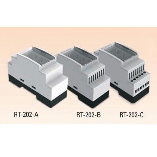 RT-202-C 159x87x60 mm (Vida Terminal İçin) Ray Tipi Kutu