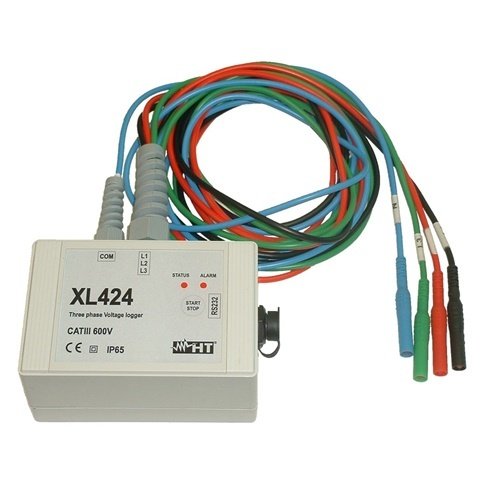HT Italia XL424 TRMS Üç Fazlı Voltaj Veri Kayıt Cihazı