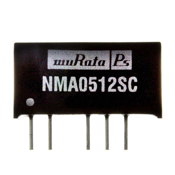 Murata Power NMA0512SC - CONVERTER, DC/DC, SIL, 1W, +/-12V