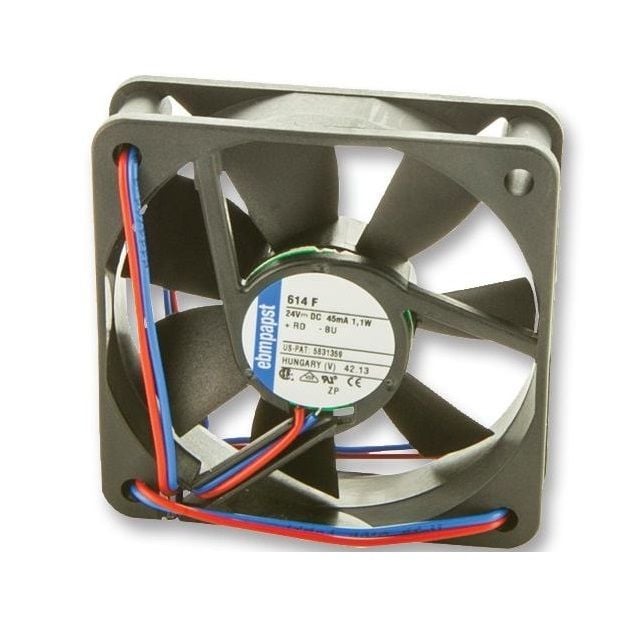 EbmPapst 614F 60x60x15mm 24VDC Fan